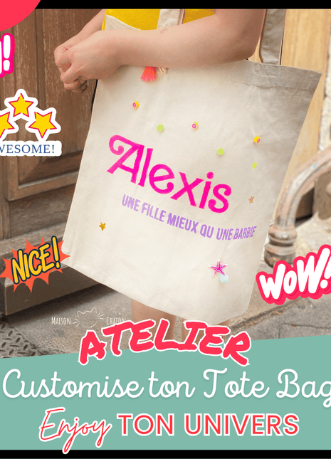 Atelier créatif – Tote Bags personnalisés
