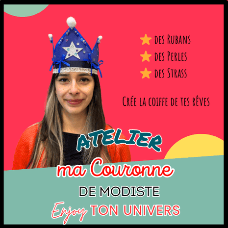 Atelier créatif – Couronne de modiste