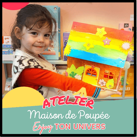 Atelier créatif – Maison de poupée à décorer