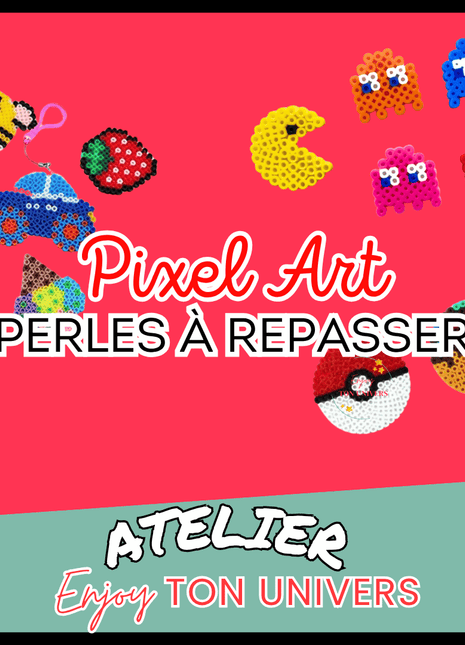 Atelier créatif – Pixel art en perles à repasser