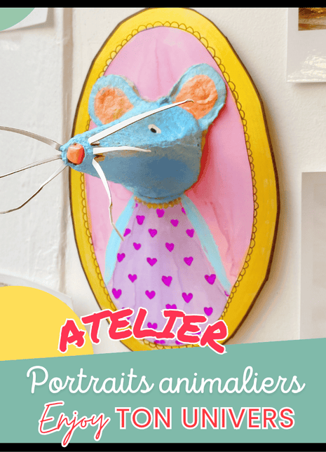 Atelier créatif – Portrait animalier