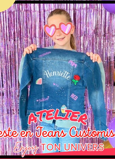 Atelier créatif – Veste en jean Taylor Swift Edition