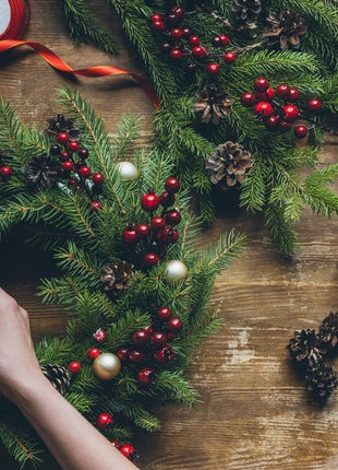 Atelier créatif – Couronne et Décorations de Noël - team building ou atelier adulte