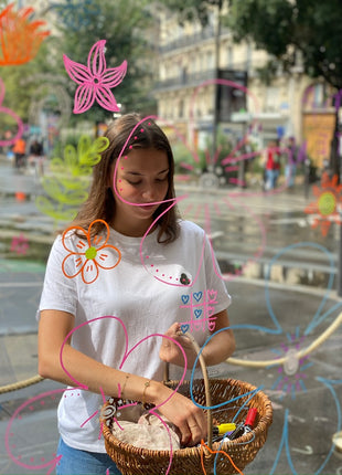 Animation le mur des bêtises / ou l'explosion des couleurs