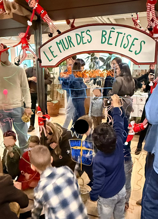 Animation le mur des bêtises / ou l'explosion des couleurs